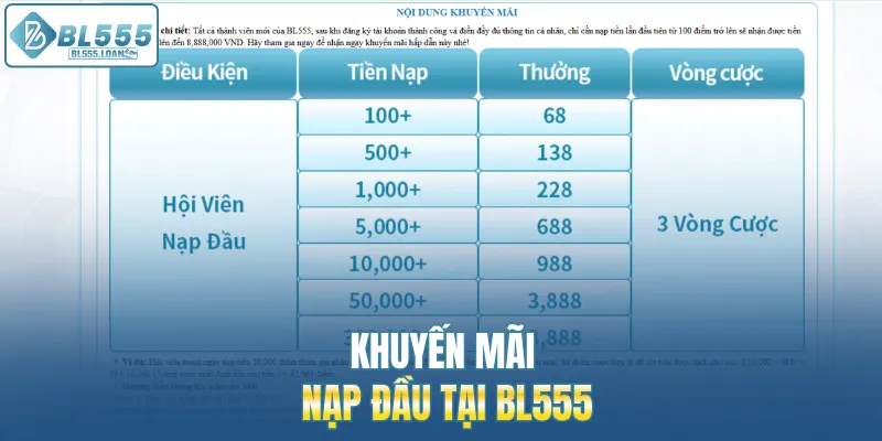 nạp đầu bl555